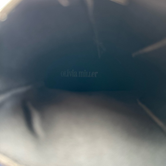 Olivia Miller Women's Angie Lugsole Combat Booties Black - Picture 4 of 6